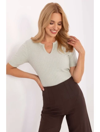 Svetr s krátkým rukávem  model 216768 Factory Price