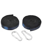 CHLADNÝ TURISTICKÝ HAMMAK PRO 2 OSOBY 300x140 cm S ODNÍMATELNÝM MOSKITEM