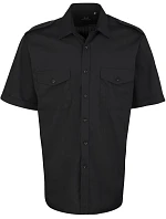 Premier PR 212 Pilotní košile s krátkým rukávem 39.0212 black