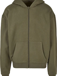 Build your Brand BY 192 Mikina s kapucí z těžké bavlny "Ultra Heavy" 56.0192 olive