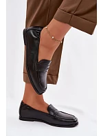 Mokasíny z pravé kůže Vinceza 18121 černé