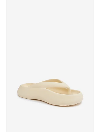 Dámské pěnové žabky světlá béžová Roux