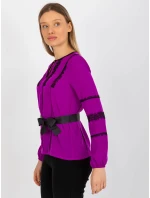 Dámská halenka LK BZ 506122.35x fialová - FPrice