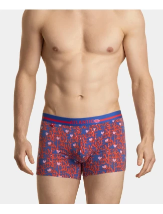 Pánské boxerky ATLANTIC 2Pack - modrá/červená Pánské boxerky ATLANTIC 2Pack - modrá/červená