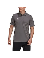 Pánské polo tričko Entrada 22 M H57486 tmavě šedé - Adidas Pánské polo tričko Entrada 22 M H57486 tmavě šedé - Adidas
