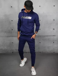 Pánské tmavě modré tepláky FashionStreet AX0695
