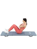 Gymnastická matrace HMS MGS02 skládací šedá 1800x600x500mm