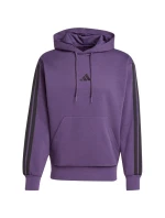 Pánská mikina adidas Essentials 3-Stripes Fleece fialová JX0740 pánská