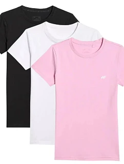 Dámské tričko (SET 3 triček) 4F 4FWMM00TTSHF3306-10S-20S-56S