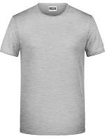 Daiber 8002 Pánské tričko z bio bavlny 02.8002 grey heather Daiber 8002 Pánské tričko z bio bavlny 02.8002 grey heather