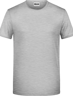Daiber 8002 Pánské tričko z bio bavlny 02.8002 grey heather