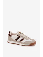 Nízké Dámské Tenisky Leopardí Béžové Rulaana Nízké Dámské Tenisky Leopardí Béžové Rulaana