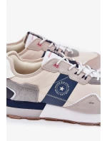 Pánské semišové tenisky na platformě Big Star – šedé