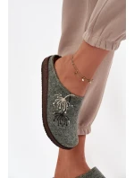 Dámské domácí pantofle Inblu NL000011 – zelené