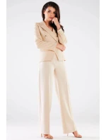 Dámské kalhoty A442 Béžová - Awama Dámské kalhoty A442 Béžová - Awama