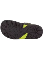 Dětské sandály Paxos K 260864K 1133 Černá se zelenou - Kappa Dětské sandály Paxos K 260864K 1133 Černá se zelenou - Kappa