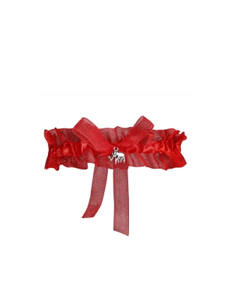 Dámský podvazek PW 23 Marakéš Červený - Julimex Dámský podvazek PW 23 Marakéš Červený - Julimex