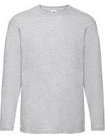 Fruit of the Loom Valueweight T LSL Tričko s dlouhým rukávem 16.1038 heather grey Fruit of the Loom Valueweight T LSL Tričko s dlouhým rukávem 16.1038 heather grey