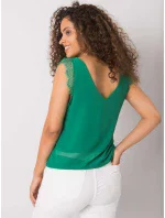 Dámský top DHJ TP 13317.25P tmavě zelený Dámský top DHJ TP 13317.25P tmavě zelený