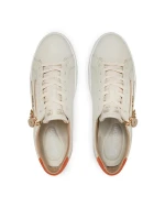 Dámská kožená sportovní obuv D1C01-81 / RKR676 Ecru-béžová - Remonte Dámská kožená sportovní obuv D1C01-81 / RKR676 Ecru-béžová - Remonte