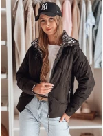 Dámská oboustranná přechodná bunda ZIBERKA černá FashionStreet TY4868