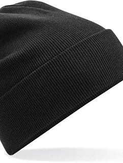 Beechfield B 45N Pletená čepice z bio bavlny 53.045N black