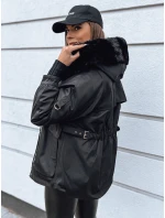 Dámská bunda TURTI černá FashionStreet TY3307 Dámská bunda TURTI černá FashionStreet TY3307