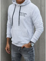 Pánská šedá mikina FashionStreet BX5462