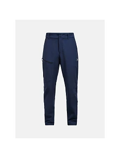 Kalhoty PEAK PERFORMANCE M Scale Softshell Pants, modré