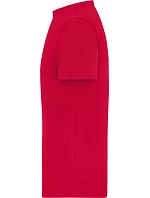 Daiber 8040 Pánské bio tričko s jemným žebrováním 02.8040 red Daiber 8040 Pánské bio tričko s jemným žebrováním 02.8040 red
