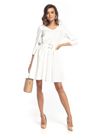 Dámské šaty T350/1 bílá - Tessita Dámské šaty T350/1 bílá - Tessita
