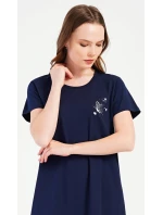 Dámská noční košile s krátkým rukávem Motýlek