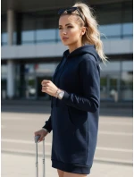 Dámská dlouhá mikina oversize TIMMY navy blue FashionStreet EY1936