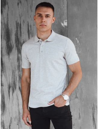 Pánská světle šedá polokošile FashionStreet PX0597