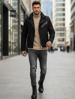 Pánská zimní bunda ramones černá FashionStreet TX4660z