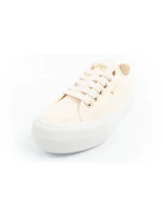 Lee Cooper dámská sportovní obuv se šněrováním béžové dámské platformové tenisky