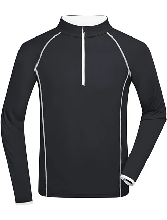 Daiber JN 498 Pánské funkční tričko s dlouhým rukávem 02.0498 black/white Daiber JN 498 Pánské funkční tričko s dlouhým rukávem 02.0498 black/white