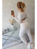 Sada s halenkou top bílá Sada s halenkou top bílá