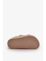 Dětské lehké sandále s přezkami BIG STAR Béžové