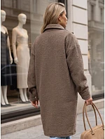 Dlouhý dámský kabát z ovčí kůže Fango FashionStreet NY0803 Dlouhý dámský kabát z ovčí kůže Fango FashionStreet NY0803