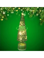 VÁNOČNÍ STROMEK ZELENÝ VEDL 7 KORUN TEPLÁ BÍLÁ 40CM