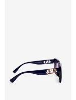 Dámské sluneční brýle s ozdobným prvkem UV400 modré