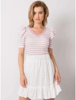 Halenka FN BZ 4591.06P bílo-růžová