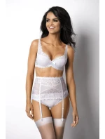 Dámský podvazkový pás 053/3 Carmela white - MAT