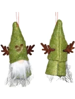 VÁNOČNÍ DEKORACE PŘÍVĚSEK 9CM ZELENÝ MICKEY