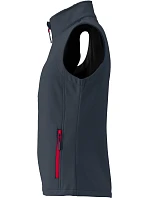 Daiber JN 1127 Dámská 2-vrstvá promo softshellová vesta 02.1127 iron grey/red Daiber JN 1127 Dámská 2-vrstvá promo softshellová vesta 02.1127 iron grey/red
