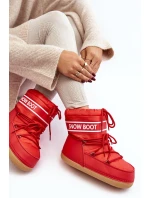 Dámské vázané sněhule Červené Soia