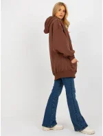 Dámská mikina EM BL 694.20x tmavě hnědá - FPrice Dámská mikina EM BL 694.20x tmavě hnědá - FPrice