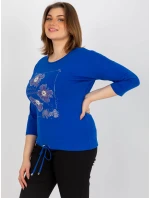 Dámská halenka RV BZ 8457.47P tmavě modrá - FPrice