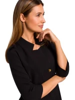 S189 Blejzrové šaty - černé